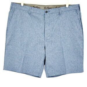 Ben Hogan Men's Stretch Blue Heather‎ Shorts Size 42 UPF 50 Moisture Wicking NWT